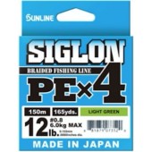Шнур Sunline Siglon PEx4 (салат.) # 0,4 150м