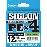 Шнур Sunline Siglon PEx4 (салат.) # 1,2 150м
