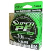Шнур Sunline Super PE 150м 0,33мм 40Lb / 20кг (темно-зелений)