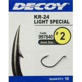 Крючок Decoy KR-24 Light Special 3, 10 шт.