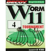 Крючок Decoy Worm 11 Tournament 1, 9шт