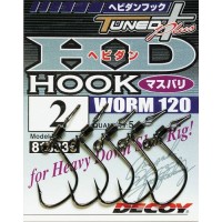 Крючок Decoy Worm 120 HD Hook masubari