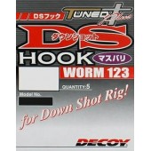 Гачок Decoy Worm 123 DS Hook masubari 5, 5шт.