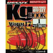 Гачок Decoy Worm 17 Kg Hook 1/0, 9шт