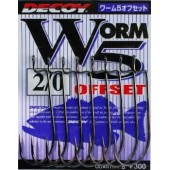 Гачок Decoy Worm 5 Offset 1/0, 9шт