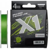 Шнур Favorite X1 PE 4x 150m (l.green) # 0.5 / 0.117mm 9lb / 4.1kg