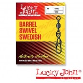 Вертлюжок-застібка Lucky John BARREL SWIVEL SWEDISH 012