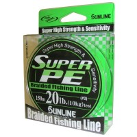 Шнур Sunline Super PE 150м 0,235мм 20Lb/10кг (салат.)